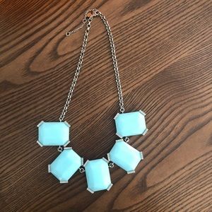Banana Republic Sky Blue stone necklace, Silver
